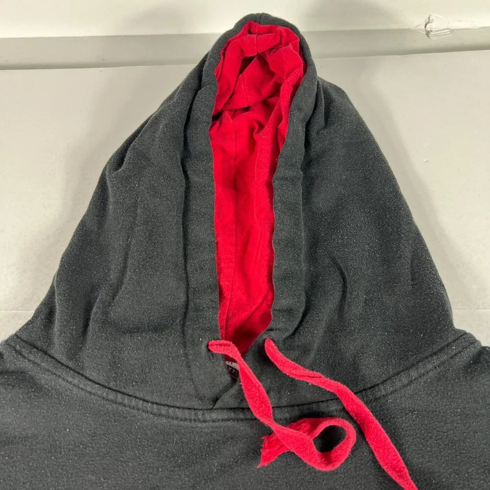 Stadium Texas Tech Red Raiders Sweatshirt Extra Extra Large Black Faded Hoodie - Picture 4 of 14